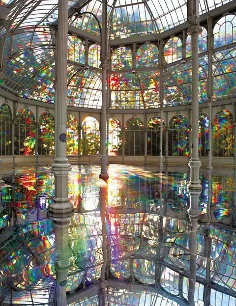 El Palacio de Cristal en el parque del Retiro de Madrid