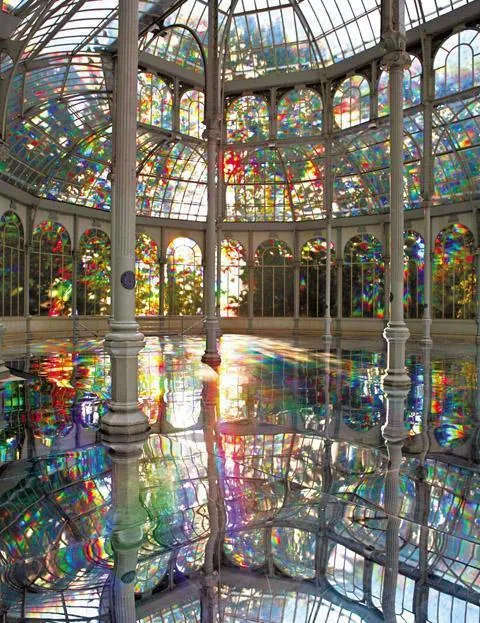 El Palacio de Cristal en el parque del Retiro de Madrid
