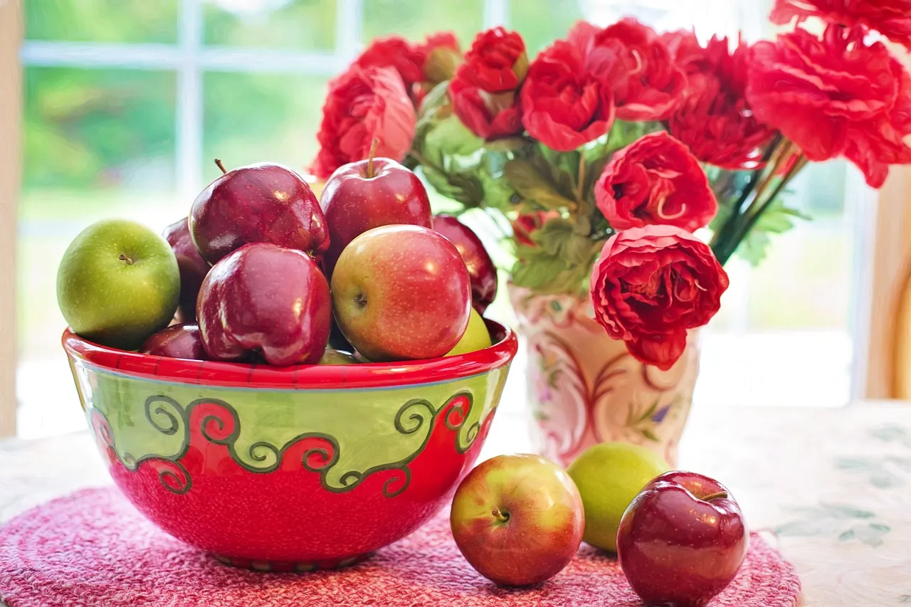 Bodegón con fruta: expresiones sobre la salud en español
