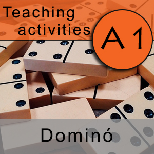 Teaching activities A1: Spanish adjectives dominoes