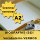 BIOGRAFÍAS (01): Vocabulario-VERBOS