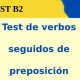 Test de verbos seguidos de preposición